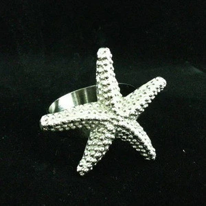 Creative design starfish napkin ring
