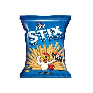 Crispy Snacks 25 gm IFAD Eggy Stix Bar-B-Q Chips