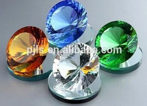 crystal glass diamond crafts,crystal diamonds for wedding favor souvenir, crystal diamond paperweight