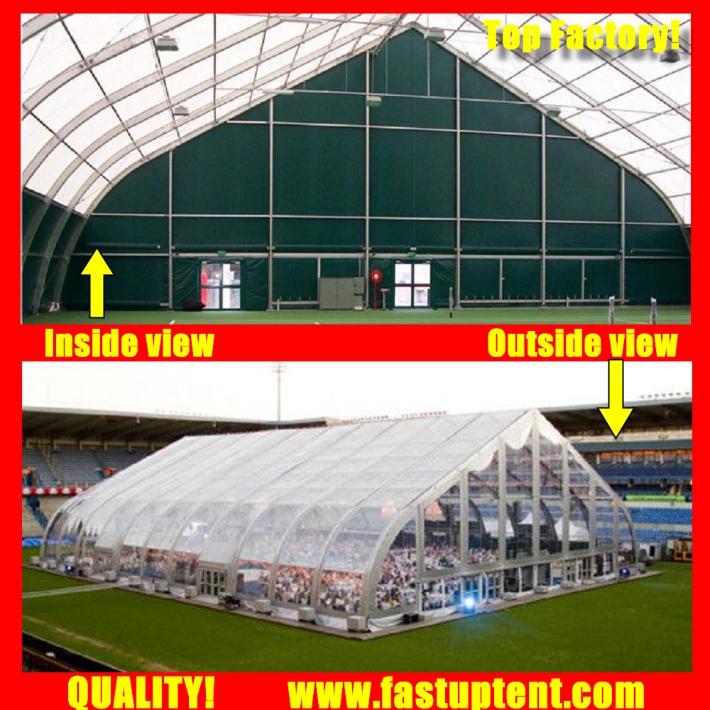 Curved Tent  Structure Tennis Court Tent for Sports Hall