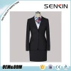 Custom black airline stewardess/bank uniform for women