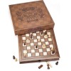Custom Colored Educational Wooden Chess Board and Pieces Set Gifts for Kids and Adults