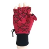 Custom Cute Flip Open Half Finger Warm Winter Glove Mittens