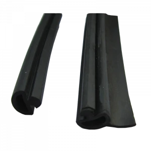 custom design U-shape epdm rubber strips solid silicone rubber extruded profiles
