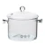Import Custom Glass Soup Pot Heat Resistant Glass Cooking Pot with Handles Hot Sale from China