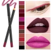 Custom label lipliner wholesale 12 colors popular lip liner pencil