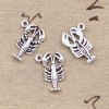 Custom lobster charms vintage silver fashion lobster crustacean shrimp crayfish charm pendant for jewelry 21*15mm