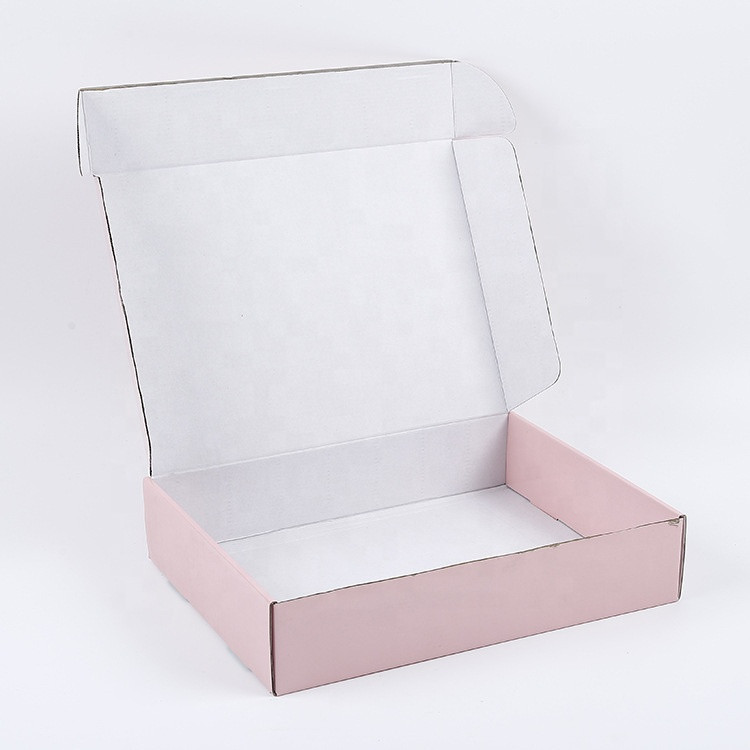 Buy Custom Logo Cardboard Cartons Shipping Mailer Box Pink Cosmetic Set ...