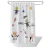 Import CUSTOM LOGO Plain polyester waterproof shower curtain Bathroom partition curtain Shower curtain from China