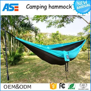 Custom Logo Portable Colorful Parachute Hammock With Straps and Bag