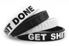 Custom Logo Promotion Gift Adjustable Silicon Wristband,Promotion Silicon Bracelet