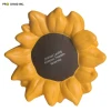 Custom Logo PU Stress Ball Flower Stress Ball Yellow Sunflower Antistress Ball Stress