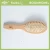 Import Custom logo wholesale natural hairbrush with bamboo pins wooden paddle oval bamboo hair brush from China