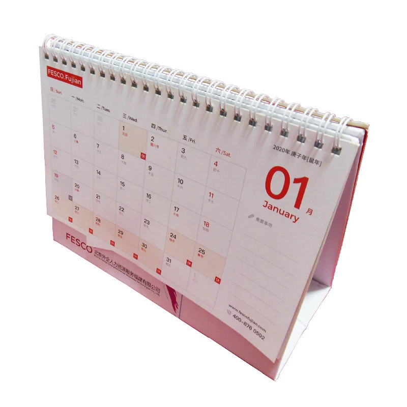 Custom Made 2021 Office Desk Calendars Table Calendars