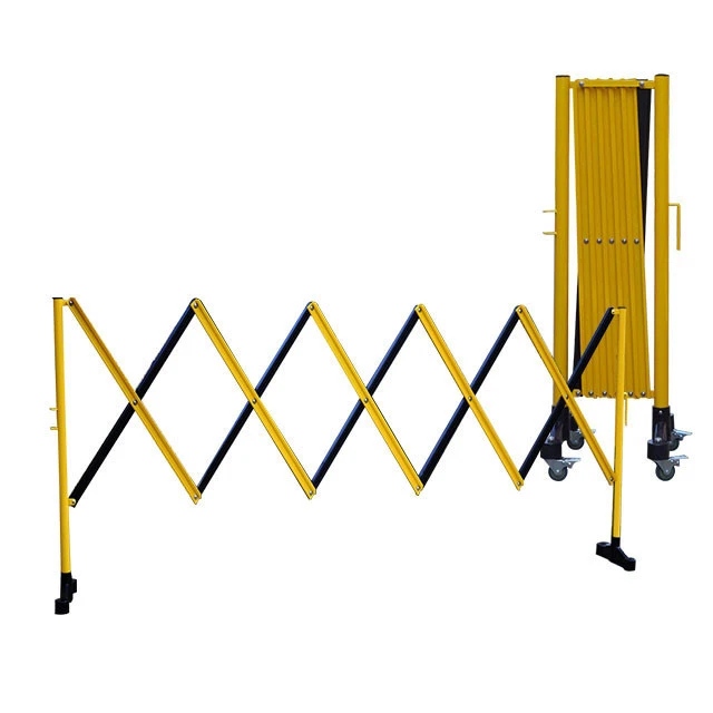Custom Portable Crowd Temporary Wheel Traffic Road Safety Retractable Steel Barrier Aluminum Expandable Barrier