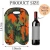 Import Custom Printed 750ml Neoprene Cooler Bag Insulated and Waterproof Wine Bottle Cover for 2-Bottles Basket Type from China