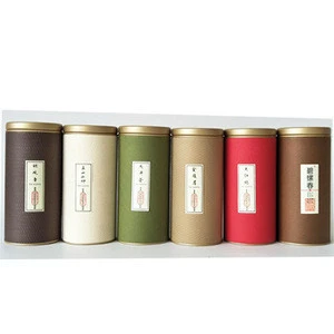 Custom Recyclable Cheap tube Paper Can for Tea Packing Food packing