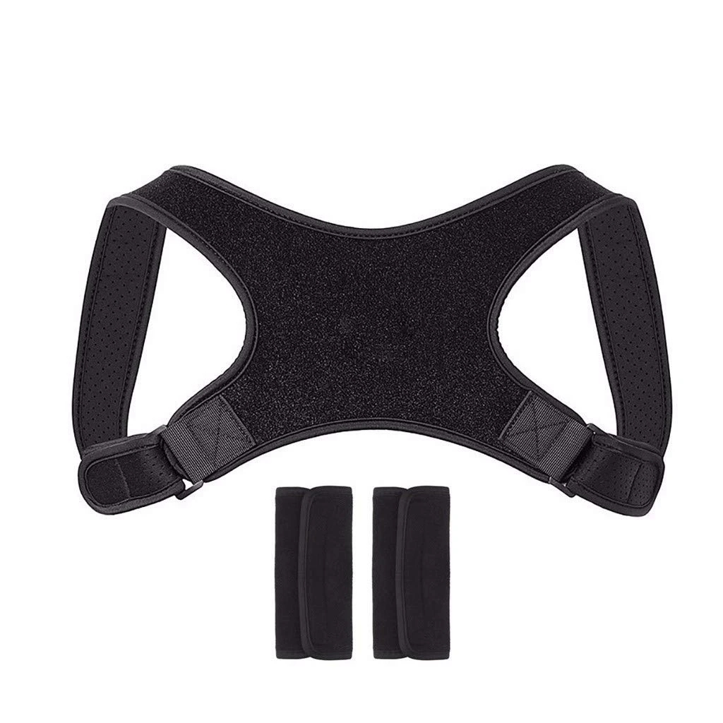 Custom Unisex neoprene adjustable "VEST" Upper Back Support Posture corrector Brace