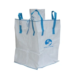 Customized bulk plastic PP packing big jumbo container baffle Q bag (500kg-1500kg)