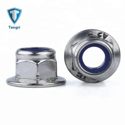 Customized Carbon Steel Stainless Steel Brass Alloy Flange Nut Lock Nut Hex Nut Square Nut Nylon Nut Coupling Nut Made in China DIN6923/GB6177