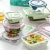 Import Customized Heat Aesistant Preservation Lunch Box  Microwave Oven  Glass Container With Lid from China