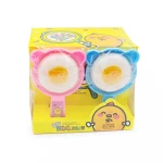 Customized logo halal strawberry flavor Fried egg-shaped jelly pudding