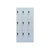 Customized nine doors steel locker cabinet changing room metal gym locker