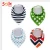 Import Customized packing OEM organic cotton soft baby bandana drool bibs set custom baby bibs from China