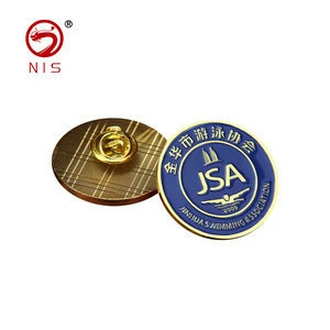 Customized shape hot metal led badge pin