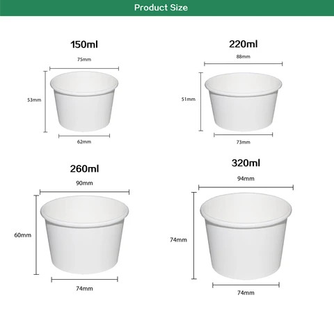 Buy Customized Size Custom Print Disposable Krafted Paper Food Bowl ...