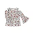 Import Cute custom floral print toddlers infants baby cold shoulder sweat shirt tops for little girls bell sleeve style fashion clothes from China