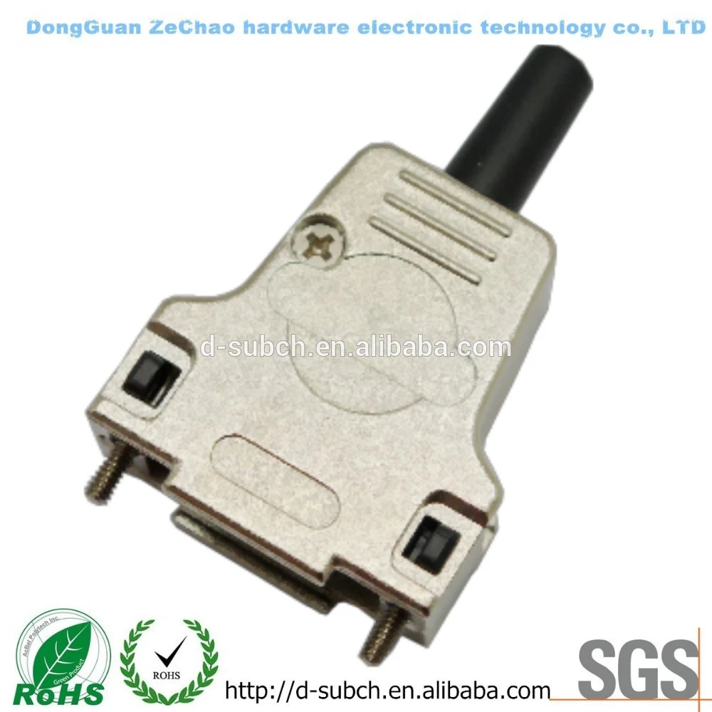 d-sub top entry metal hood D-Sub 15 Pos Connector
