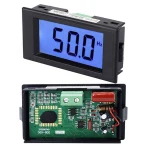 D69-60 AC150-500V 10-199.9Hz Blue backlight LCD digital frequency meter digital cymometer Monitor tester panel meter