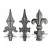 Import Decorative-cast-iron-spear-top-arrowheads for Wrought iron fence or Wrought iron gate from China
