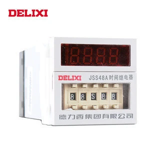 DELIXI JSS48A-S 12-380AC 12-220DC 24-48 100-240 AC/DC Relay Board time delay relay