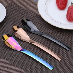 Demeanor Factory Direct Price Spoon Set Colored dinner spoon, stainless steel spoon set in cutlery Tableware