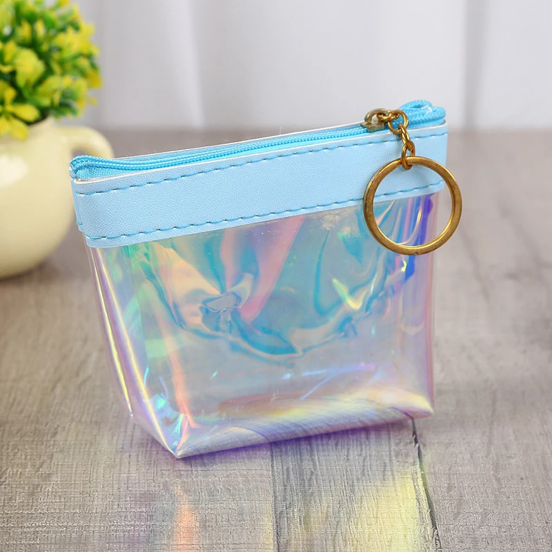 Glitter Transparent Coin Purse Card Case 2PCS PVC Waterproof Card Bag  Portable Jelly Keychain Wallet Pouch for Women, white,: Buy Online at Best  Price in UAE - Amazon.ae