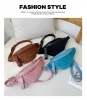 designer quilted women fanny pack belt bag leather waist leather fanny pack waist bag