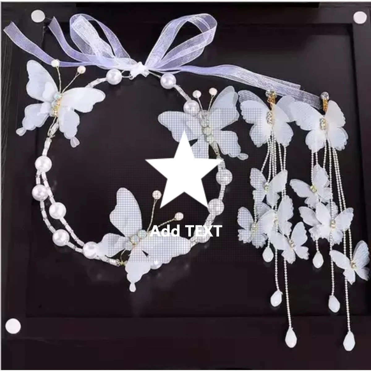 designs White pearl and transparent flower headwear bride wedding tiaras and crowns wholesale HA-1323