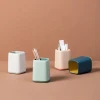 Desktop Storage pen holder student office and dormitory children stationery home finishing box makeup brush can sundries basket
