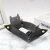 Dice Leather Tray Cat Shape Leather Storage Tray  Folding Tray With Velvet Cat Storage Boxes Catch