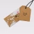 Die Cut custom recycled kraft paper cloth hangtags hang tag with eyelet company logo printing for leather luggage,jeans,garment