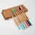 Import Different Colors Eco paint round popular Moso Bamboo handle Toothbrush from China
