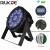 Import disco dj stage light battery powered uplight 9x18w 6in1 IR remote DMX Wireless Can IP65 waterproof led par from China