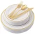 Import Disposable Plastic Plated Rose Party Tableware Gold from China
