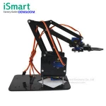DIY Acrylic arduino robot arm robot claw kit 4 DOF Axis toys Mechanical grab Manipulator