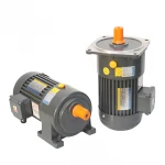 Double Shaft Type With Horizontal Mount Small helical gear reducer