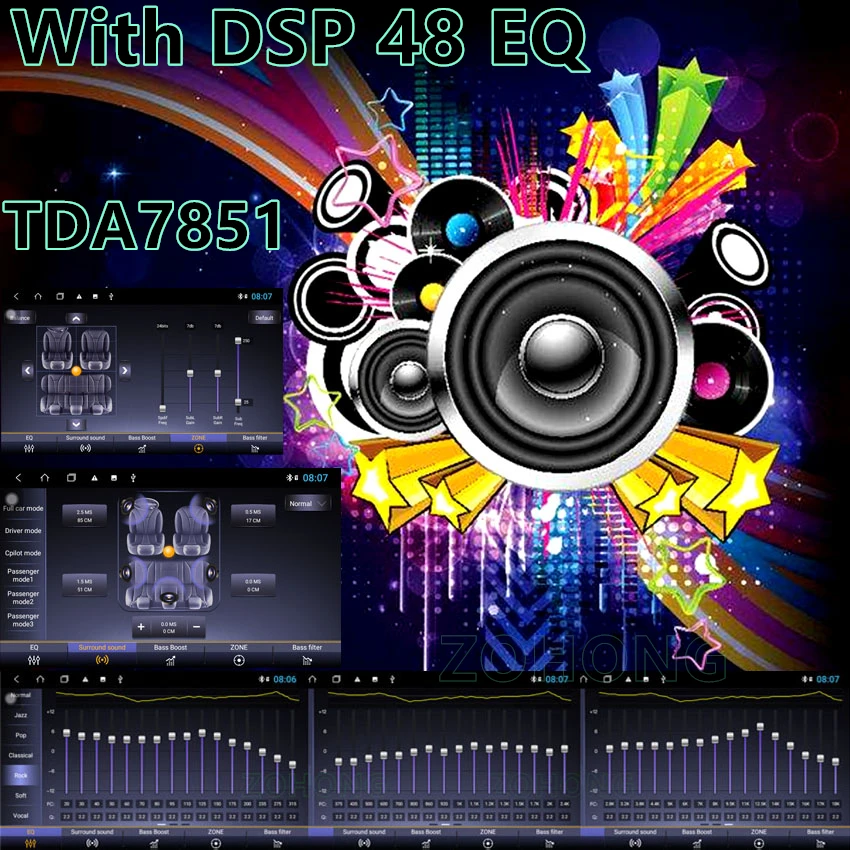 DSP 4G for Toyota Land cruiser 200 android 10 Car Radio DVD Player Multimedia GPS Navigation autoradio stereo Video WIFI