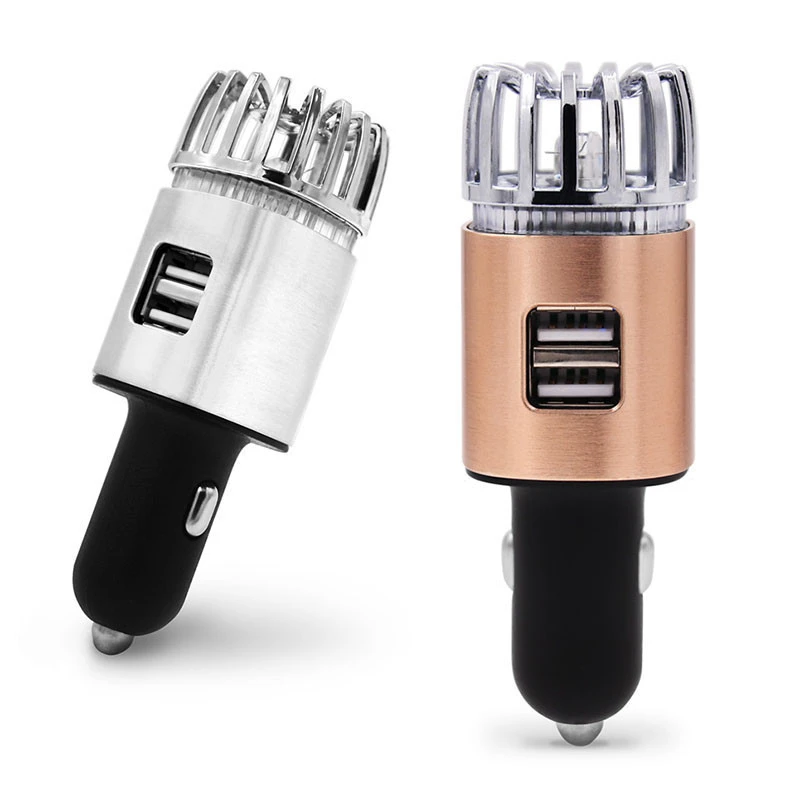 Dual USB Car Charger With Air Purifier 2021 Guangzhou Other Mobile Phone Accessories Wholesale