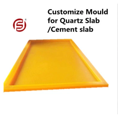 durable economic polyurethane PU rubber mould for quartz making  or cement floor slab